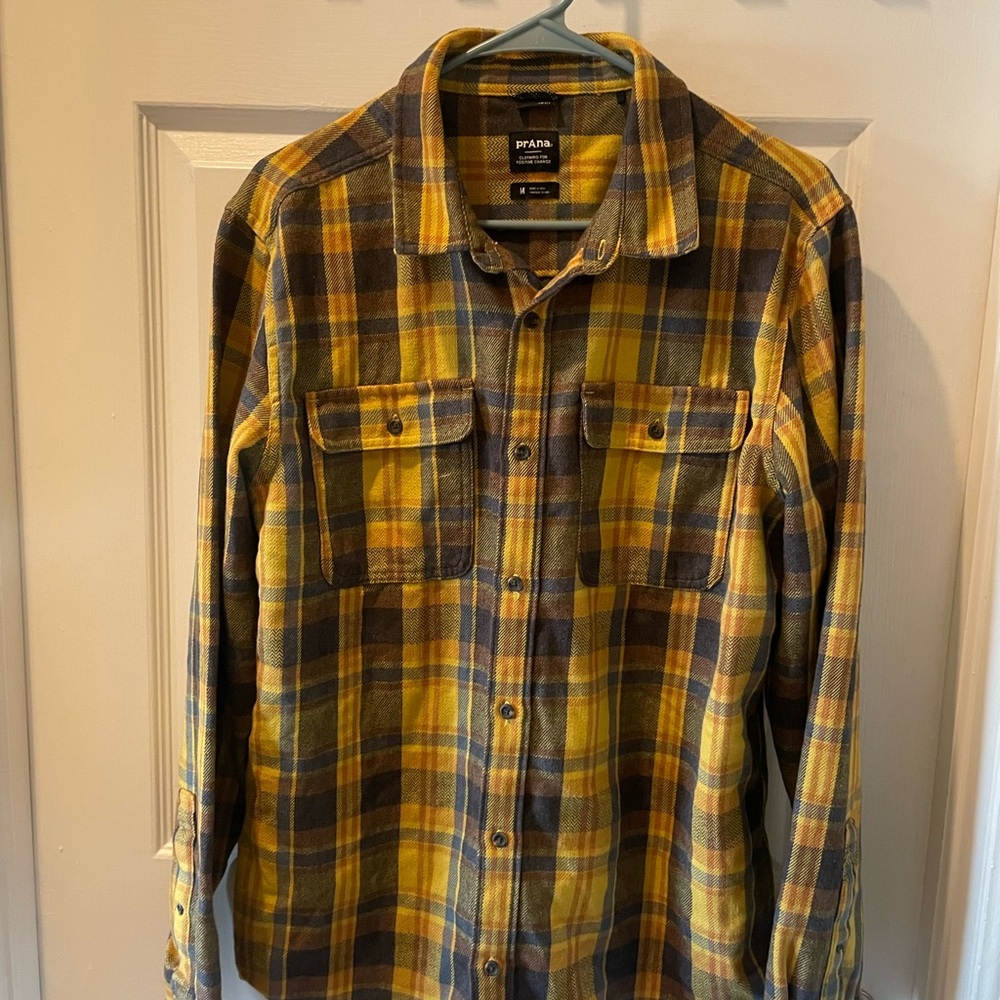 Prana Flannel, men’s Medium